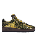 AF1 x OW by Virgil - Metallic Gold Black Customs