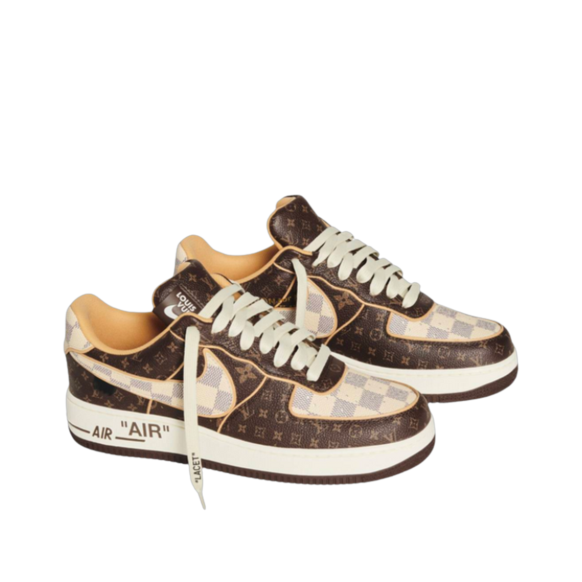 AF1 x OW by Virgil - Brown Monogram