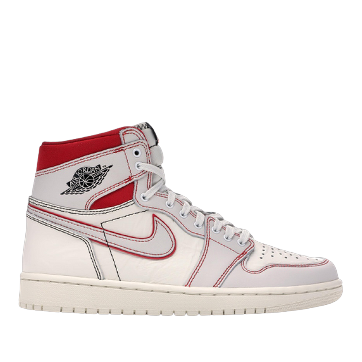 AJ1 High Phantom Gym Red