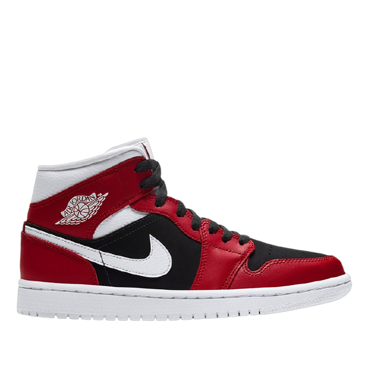 AJ1 Mid Gym Red Black