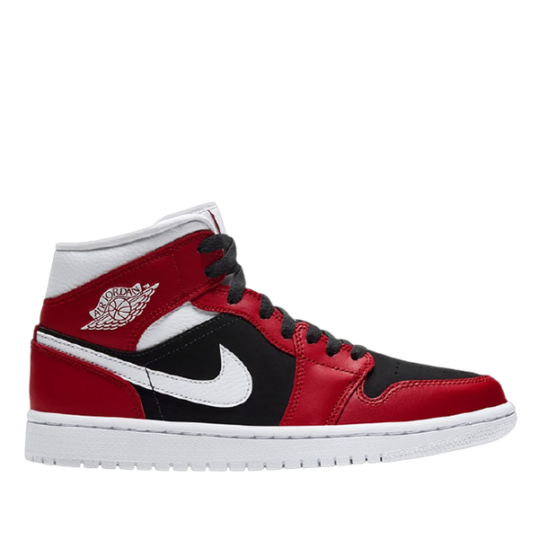 AJ1 Mid Gym Red Black