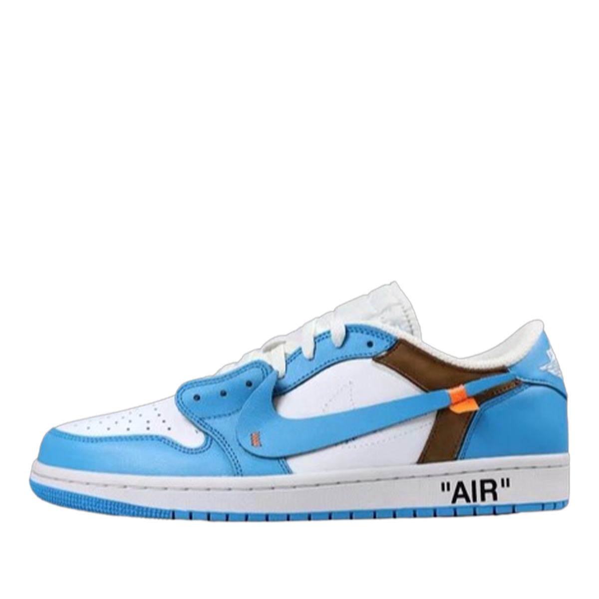 AJ1 Low X OW Customs University Blue