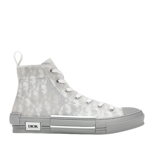 B23 High Top Logo Oblique Grey Monogram