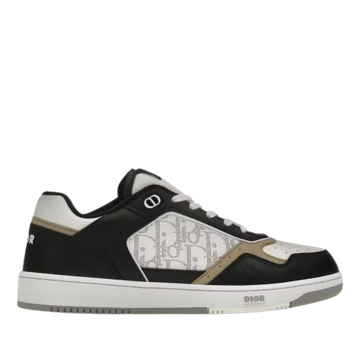 B27 Low-Top Black Gold Oblique