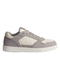 B27 Low-Top Trianon Gray and Cream Grained Calfskin