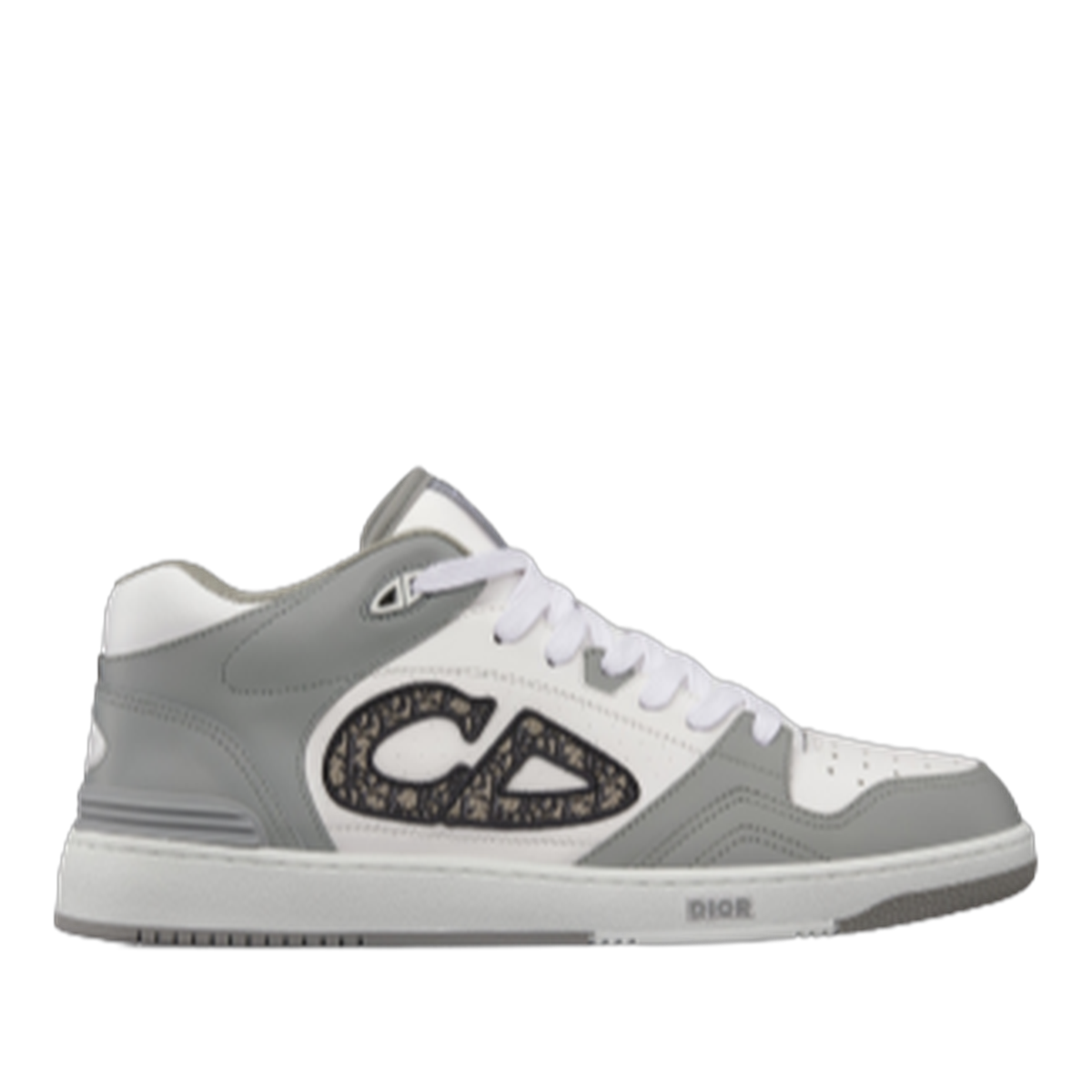 B57 Mid-Top Grey Oblique