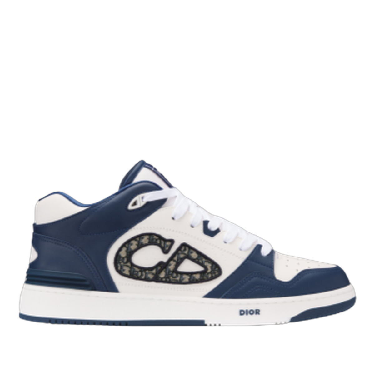 B57 Mid-Top Navy Oblique