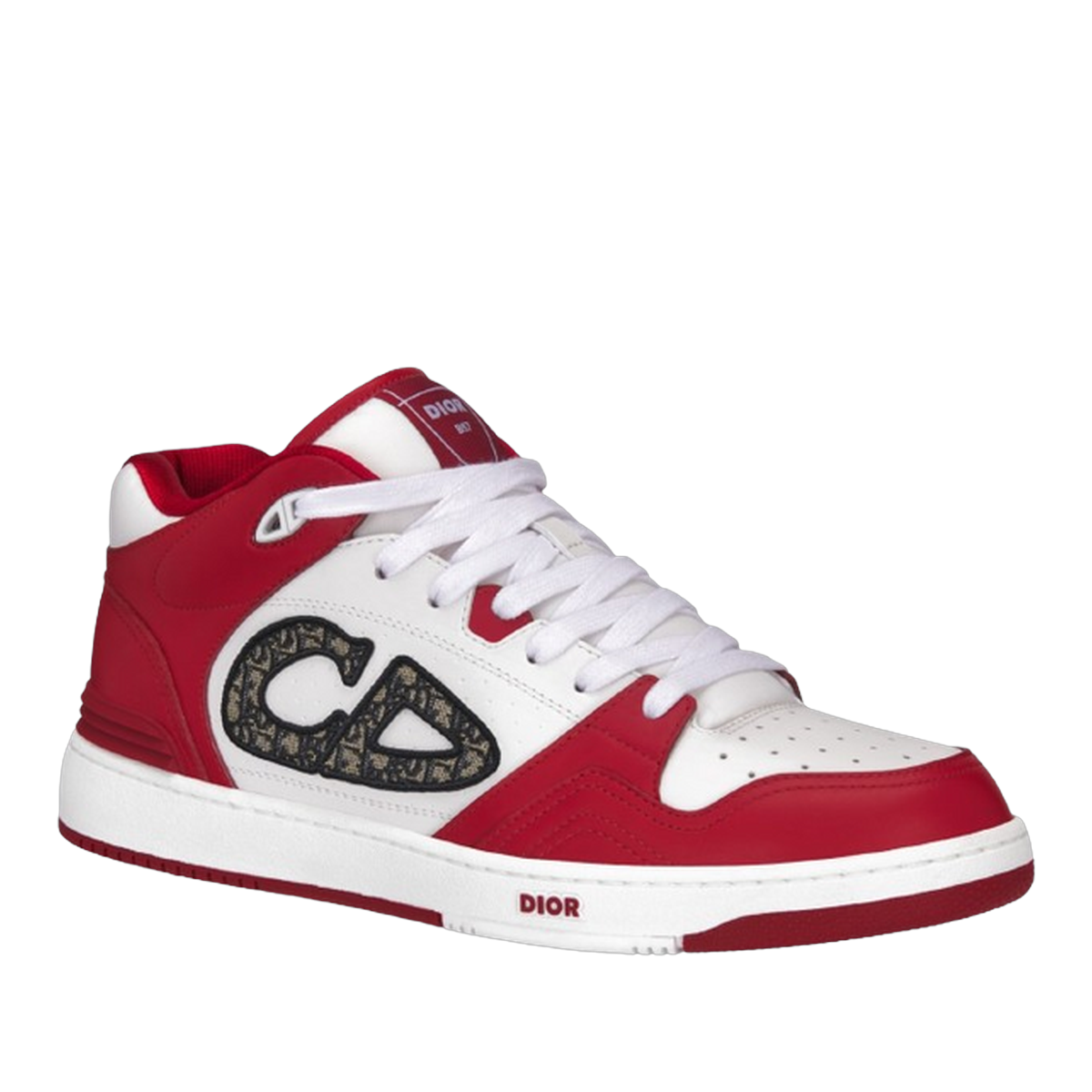 B57 Mid-Top Red and White