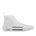 B23 High Top Logo Oblique White Monogram