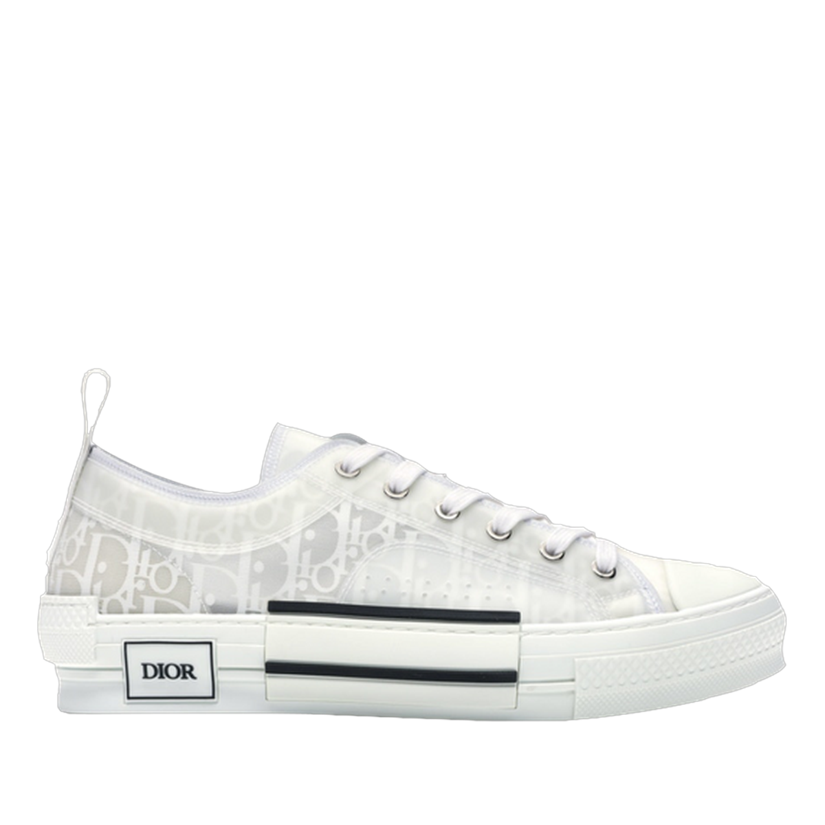 B23 Low Logo Oblique White Monogram
