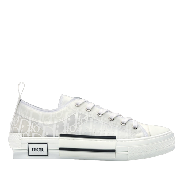B23 Low Logo Oblique White Monogram