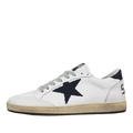 Golden Goose Ball-Star Black Star Black Heel Tab White