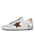 Golden Goose Ball-Star Brown Star Orange Heel Tab
