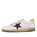 Golden Goose Ball-Star Red Star Yellow Heel Tab