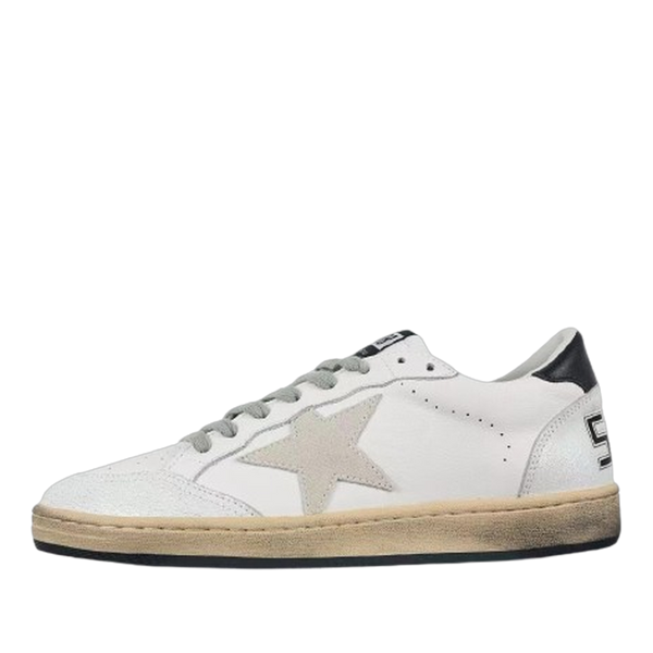 Golden Goose Ball-Star Suede Star Black Heel Tab