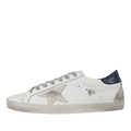 Golden Goose Ball-Star Suede Star Blue Heel Tab
