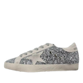 Golden Goose Ball-Star Suede Star Grey Heel Tab Glitter Base