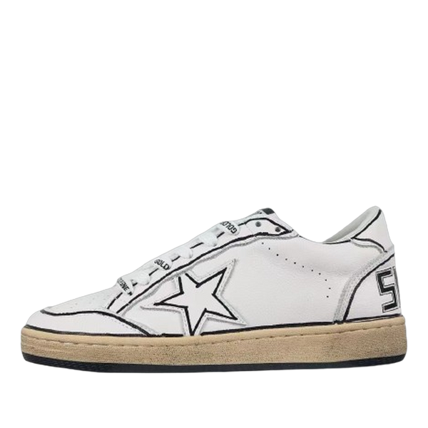 Golden Goose Ball-Star White Grafitti Star White Heel Tab #BEYONDESIRE