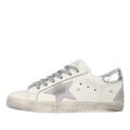 Golden Goose Super-Star Suede Star Silver Heel Tab