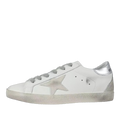 Golden Goose Super-Star Suede Star Silver Heel Tab