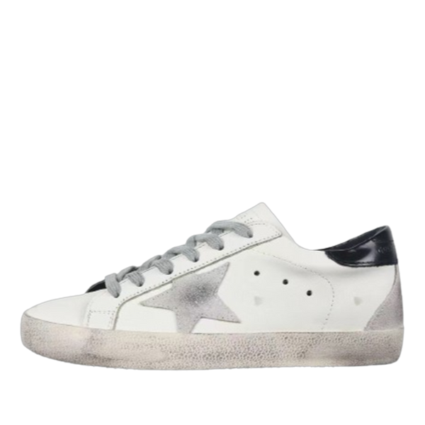 Golden Goose Super-Star Suede Star Black Heel Tab