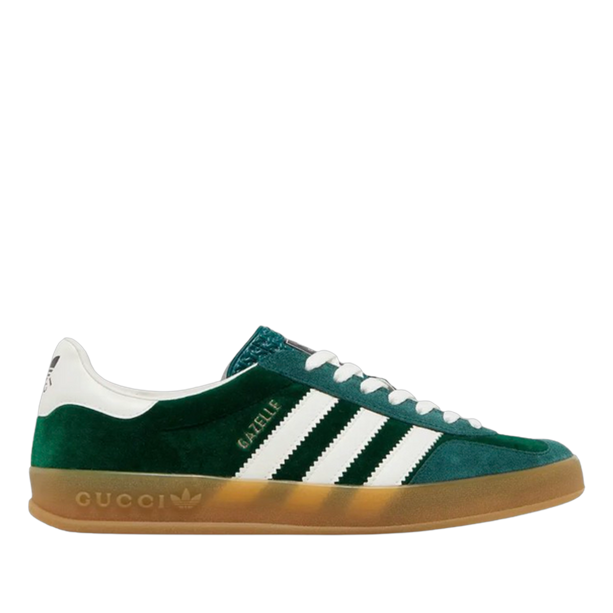 Gucci x Gazelle Green Suede