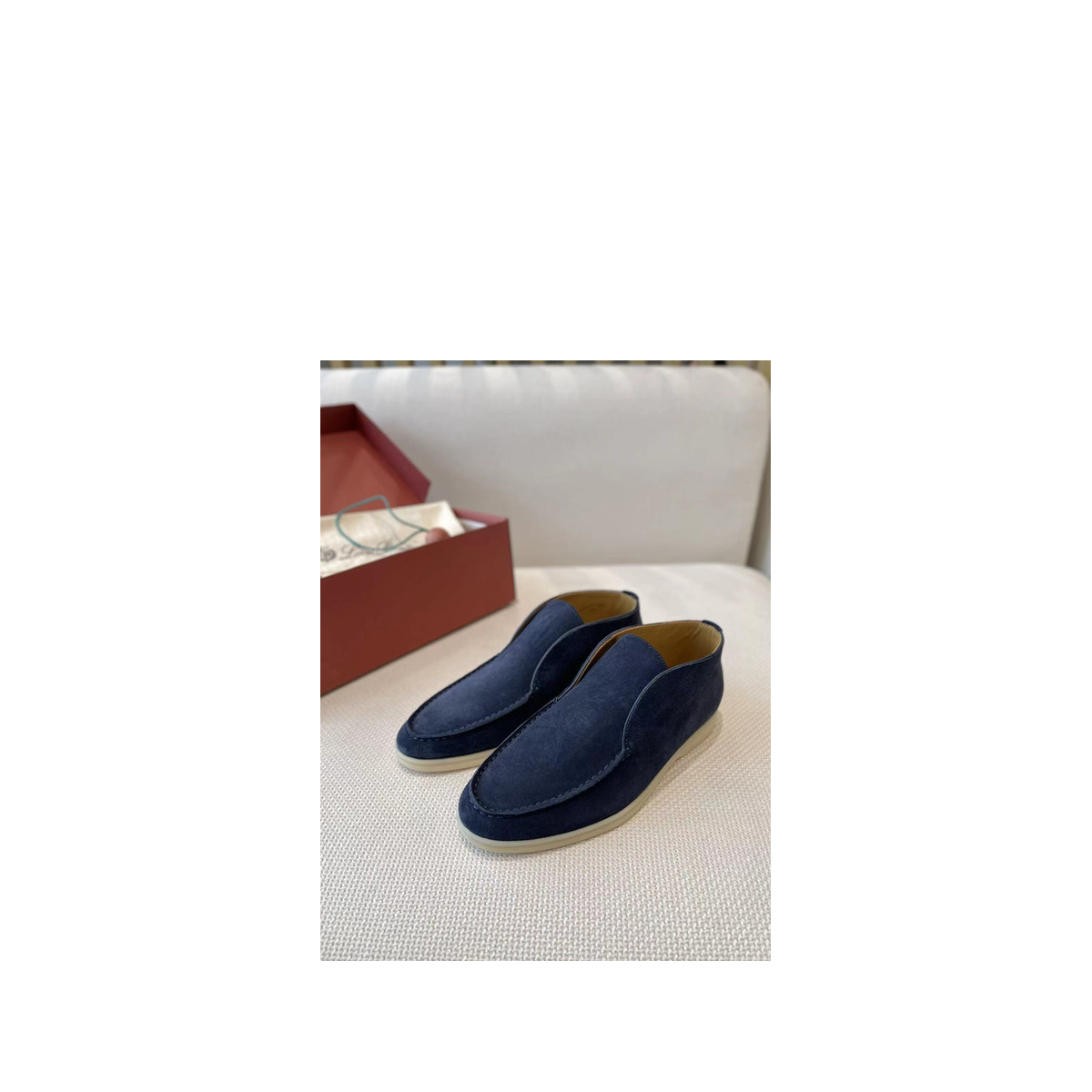 LP Open Walk Chukka Boots - Navy