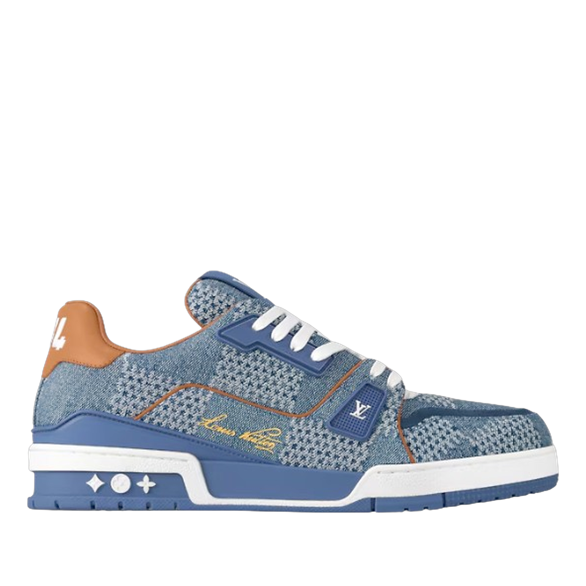 LV Trainers #54 Monogram Blue Khaki