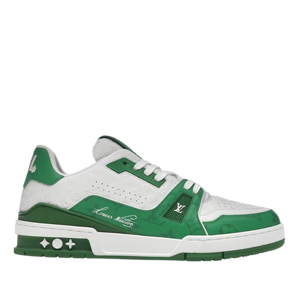 LV Trainers #54 Monogram Denim Green