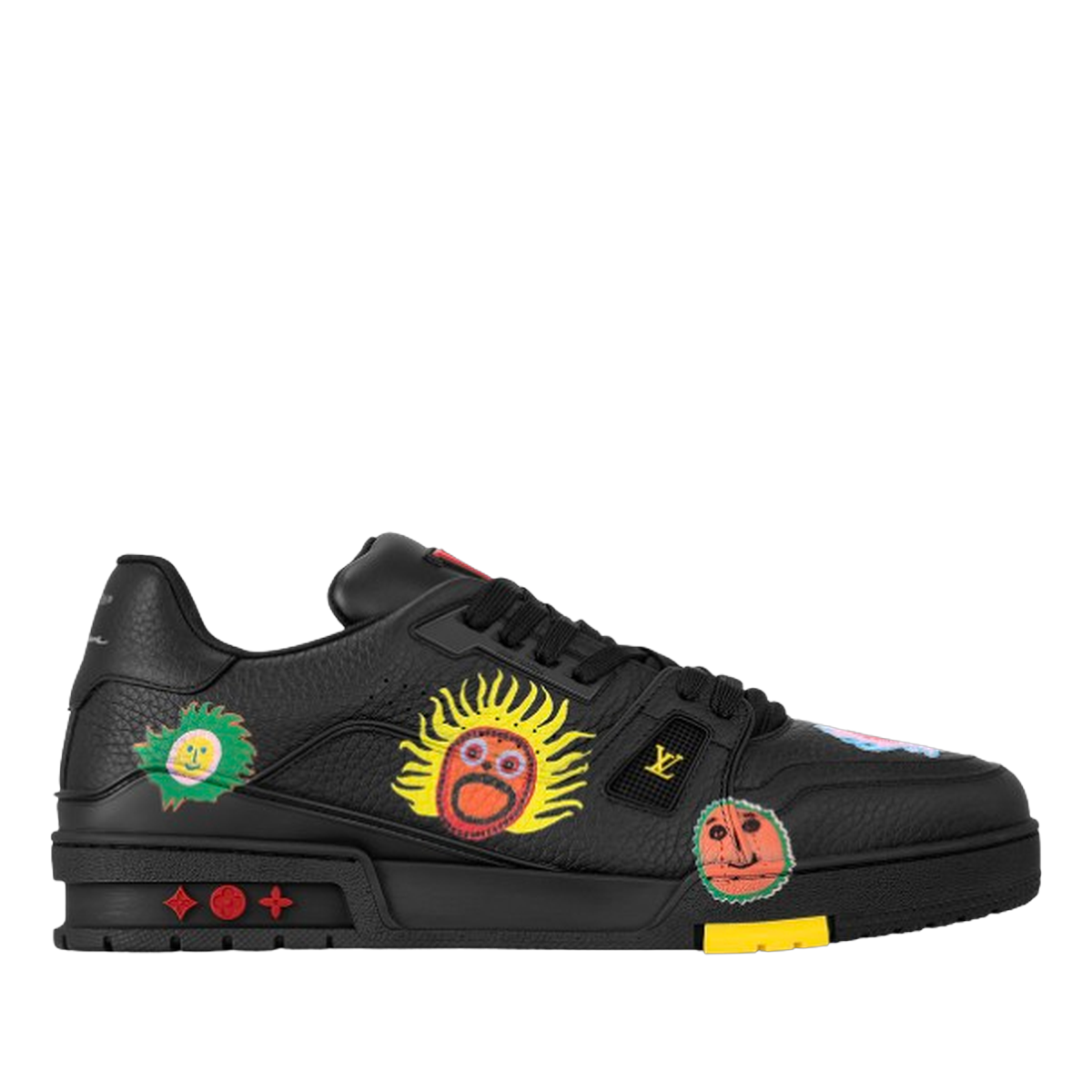 LV Trainers #54 x Yayoi Kusama Black