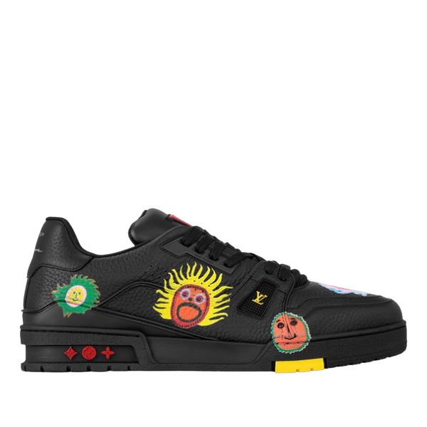 LV Trainers #54 x Yayoi Kusama Black