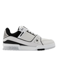 LV Trainers Denim Noir White