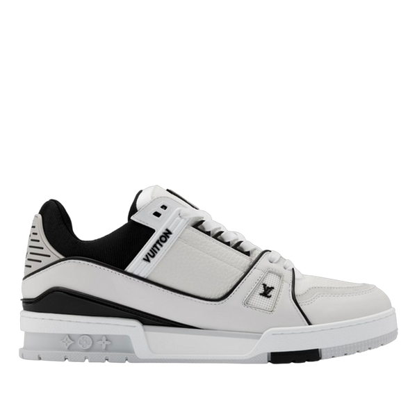 LV Trainers Denim Noir White