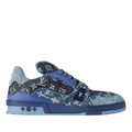LV Trainers Blue Denim