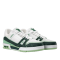 LV Trainers Green Monogram