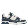 LV Trainers Monogram Denim Blue