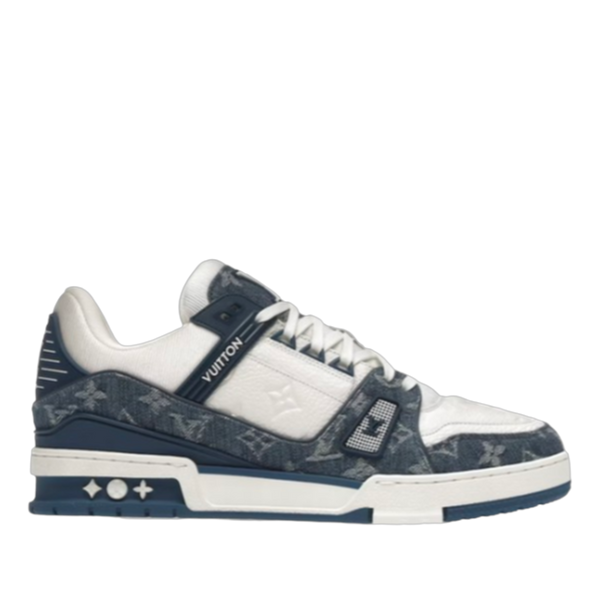 LV Trainers Monogram Denim Blue