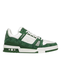 LV Trainers Monogram Denim Green