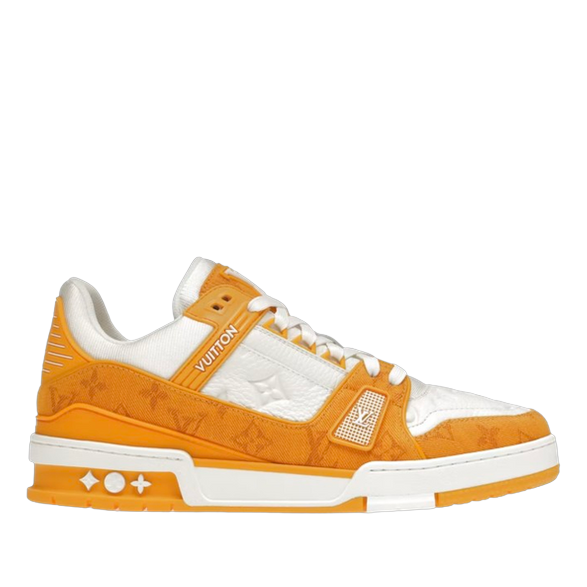 LV Trainers Monogram Denim Yellow