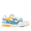 LV Trainers Velcro Blue Yellow