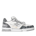 LV Trainers Velcro Denim Grey