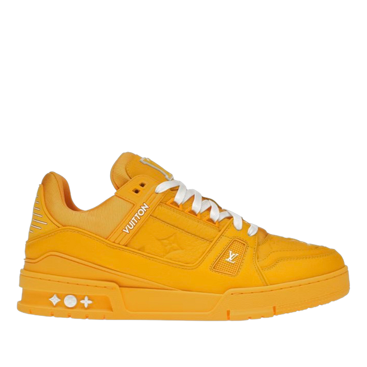 LV Trainers Yellow Embossed Monogram