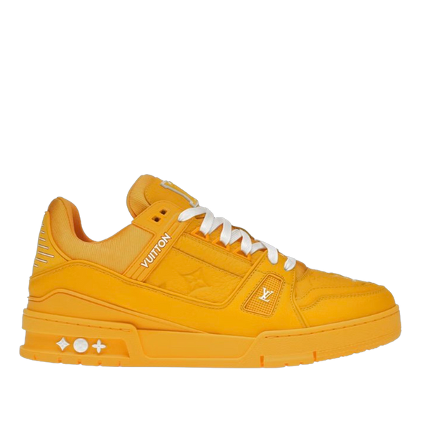 LV Trainers Yellow Embossed Monogram