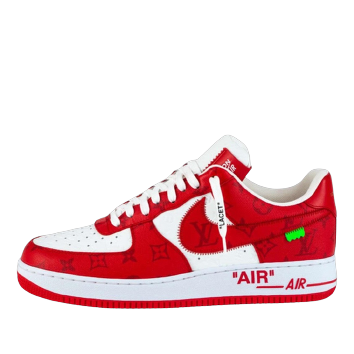 AF1 x OW by Virgil - Red Customs
