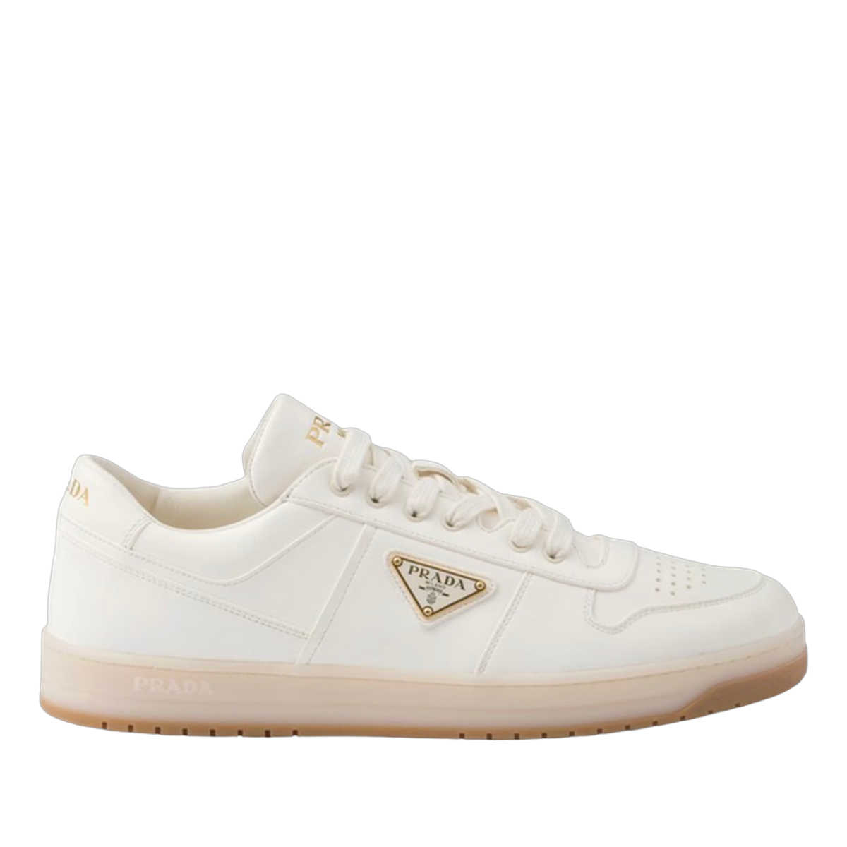 Prada Downtown Black Ivory Leather