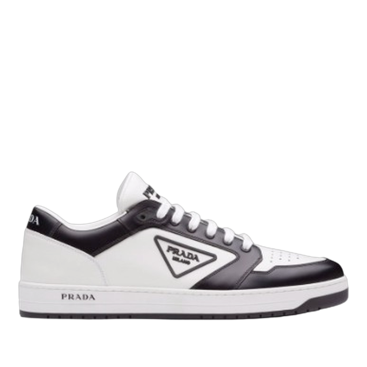 Prada District Leather Black & White
