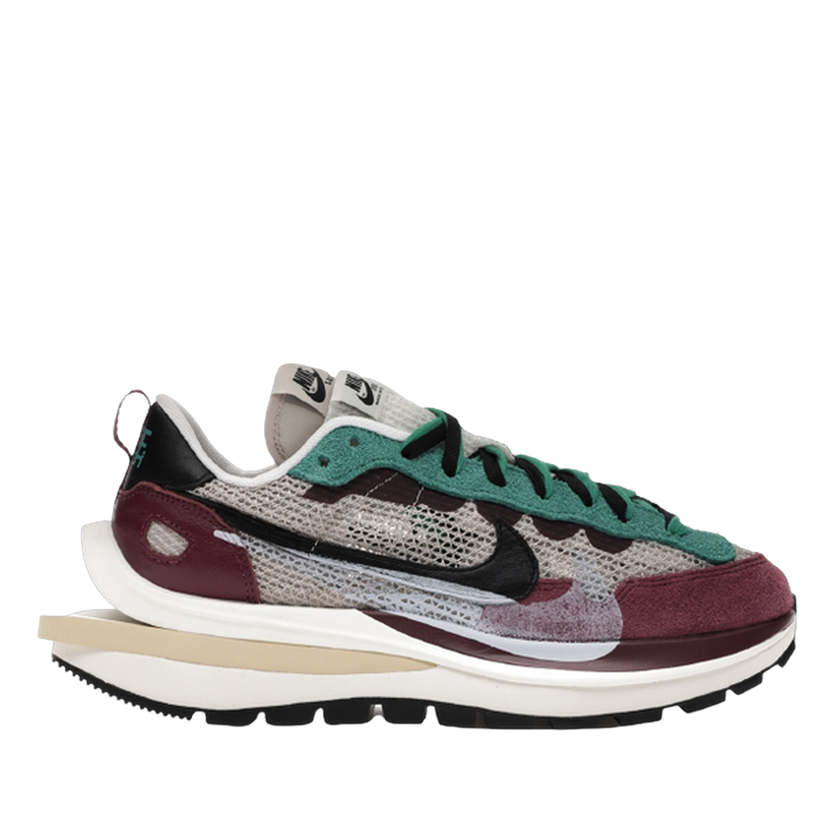 sacai  Vaporwaffle Villain Red Neptune Green
